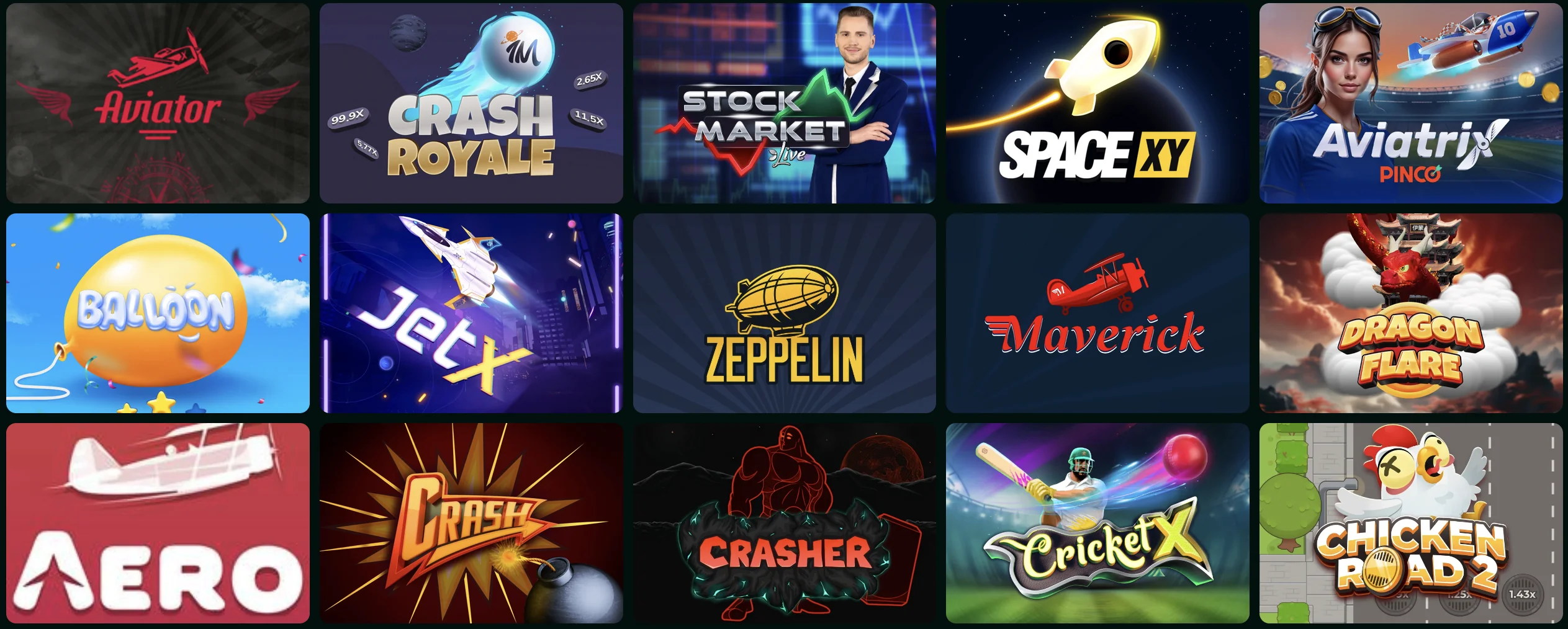 pinco crash games